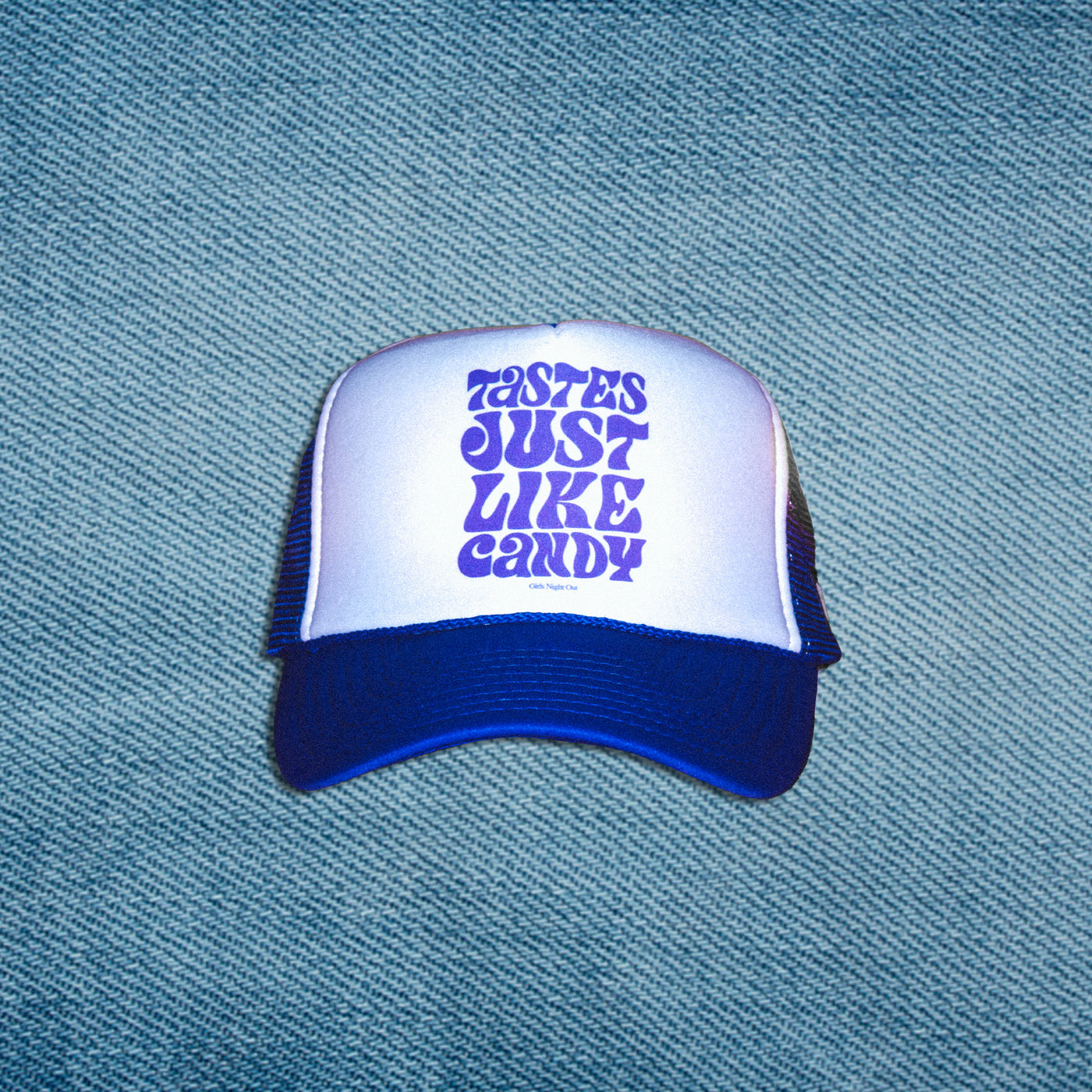 TASTES JUST LIKE... TRUCKER HAT (BLUE/WHITE)