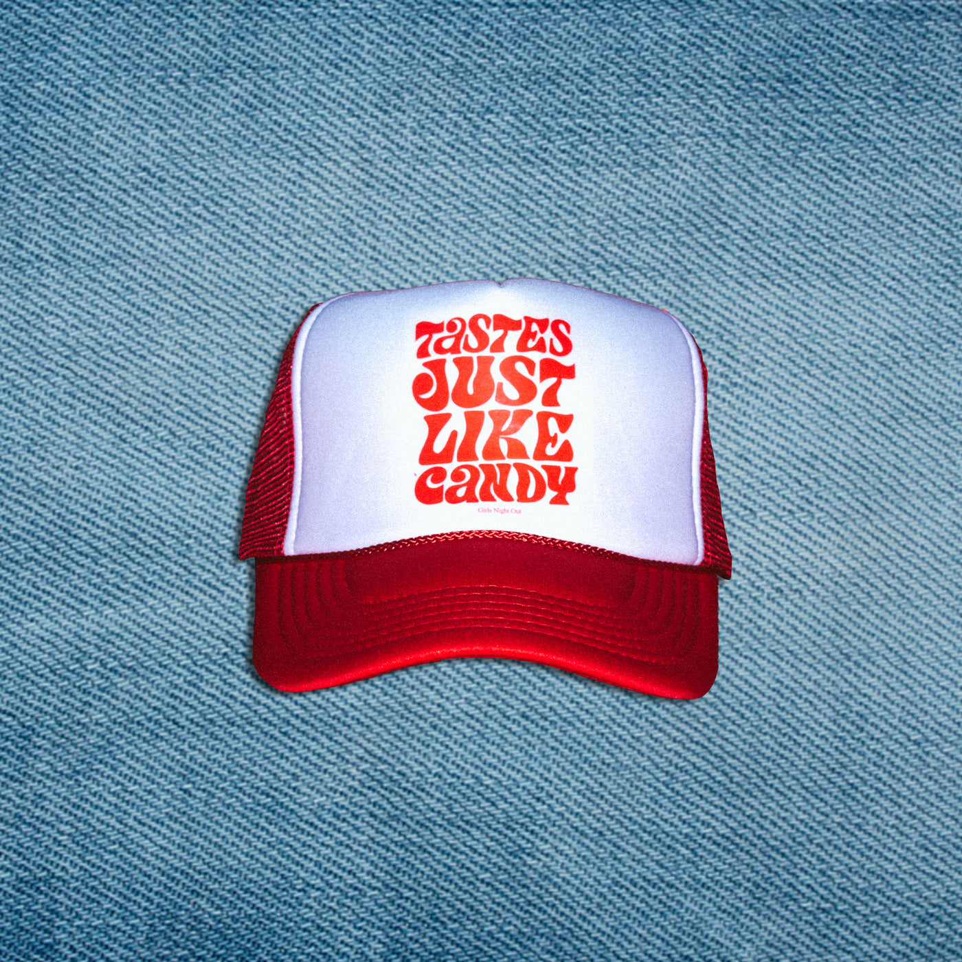 TASTES JUST LIKE... TRUCKER HAT (RED/WHITE)